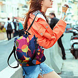 Рюкзак сумка антивор жіночий міський Ексклюзив кольоровий Код 10-0105, фото 5