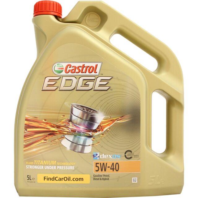 Castrol EDGE Titanium FST 5W-40 5 л, (1535F1) моторна олива, фото 1