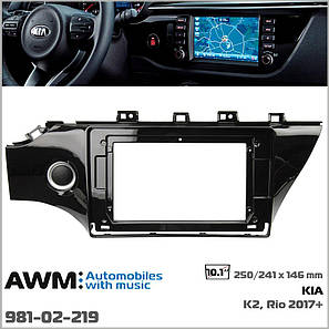 Перехідна рамка KIA Rio, K2 AWM 981-02-219, фото 3