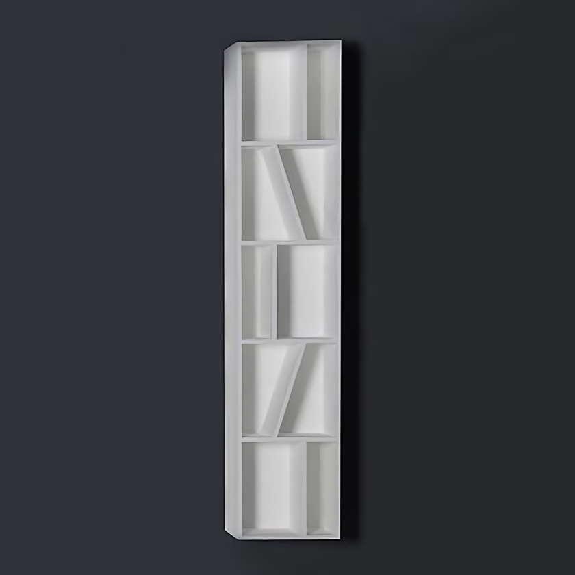 Пенал 30*20*145 см підвісний відкритий кам'яний Solid surface, фото 1