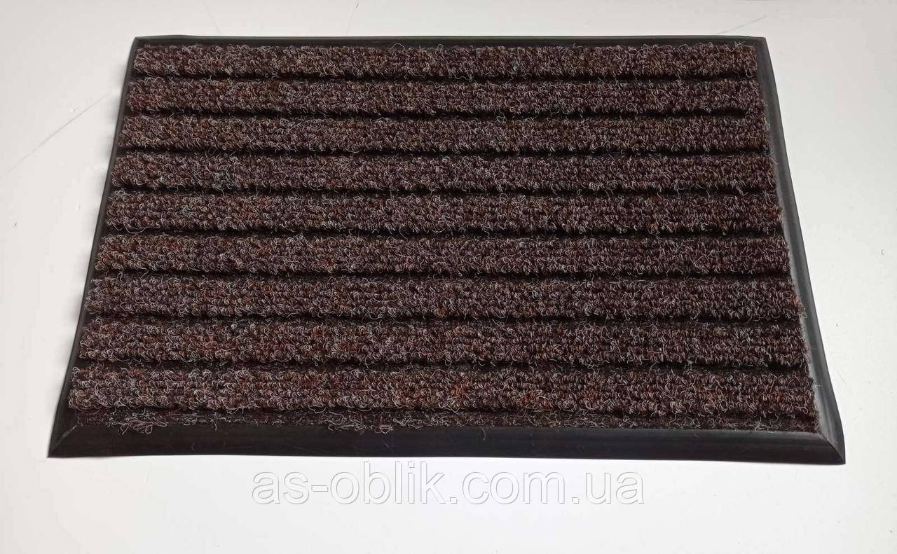 Килим брудозахисний зносостійкий Лан коричневий