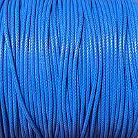 Шнур на метраж Finding Вощеный шнур Голубой Нейлоновый 1 мм Для браслета подвески кулона