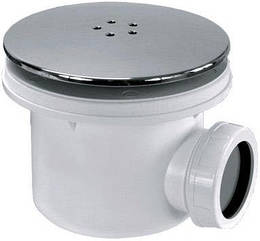 Сифон 90 мм + хромована кришка + перехідне коліно 40/50 мм