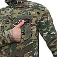 Тактична флісова кофта в кольорі мультикам Multicam 14762, фото 6