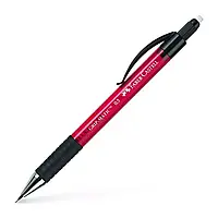 Механічний олівець з гумкою Faber-Castell Grip Matic, 0,5 мм, Рожевий пластиковий корпус + ергономічна вставка