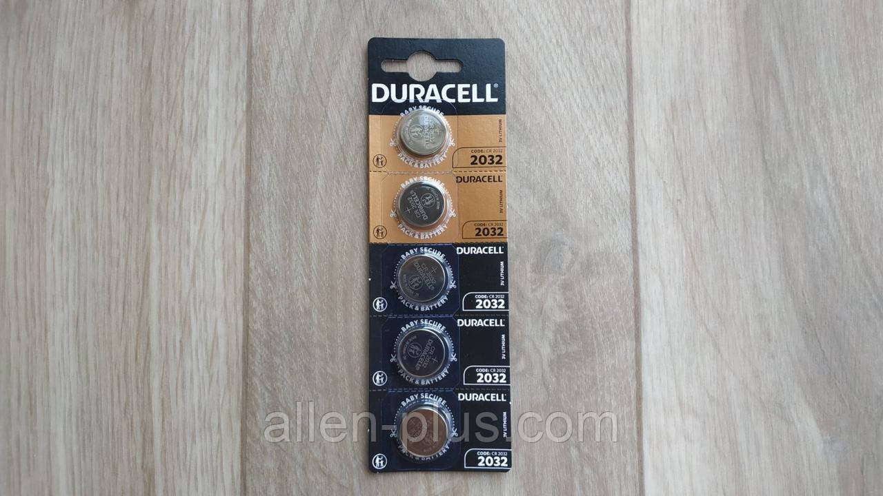 Батарейки літієві DURACEL Lithium CR2032 3V (5 шт на блістері)