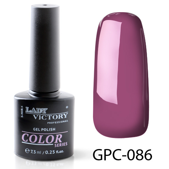 Гель-лак для нігтів Lady Victory кольоровий GPC-(081-090), 7,3 мл.