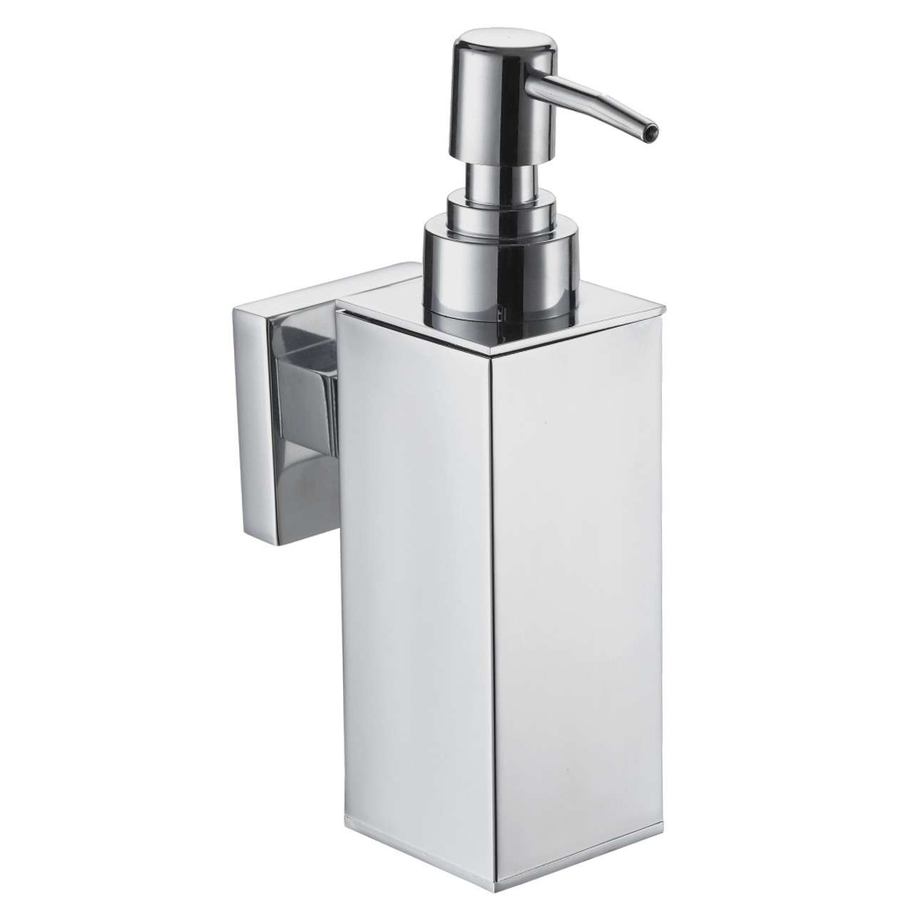 CUADRO дозатор для рідкого мила металевий, cromo, фото 1