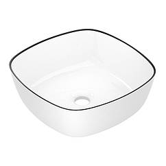 Умывальник накладний IMPRESE BLACK EDGE