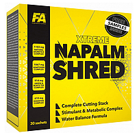 Мощный жиросжигатель Fitness Authority Napalm Shred 30 пакетиков