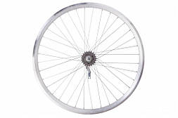 Колесо 26'' заднє гальмівна втулка AL V-brake VLT (втулка ST VELOSTEEL (Чехія)