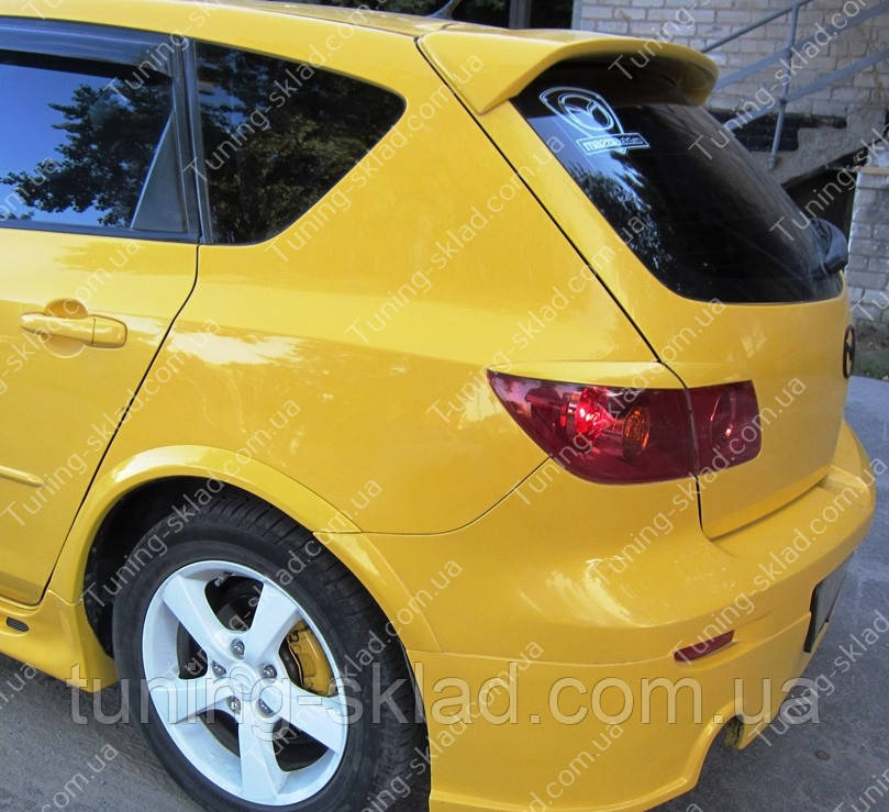 Спйлер Мазда 3 Хетчбек (спійлер на задні двері Mazda 3 HB), фото 1