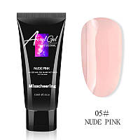 Полигель акригель  для наращивания ногтей NUDE PINK15 мл