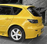 Спйлер Мазда 3 Хетчбек (спійлер на задні двері Mazda 3 HB), фото 3