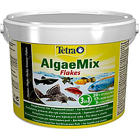 Корм Tetra AlgaeMix Flakes 10 L. Сбалансированный полноценный корм с водорослями