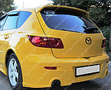 Спйлер Мазда 3 Хетчбек (спійлер на задні двері Mazda 3 HB), фото 5