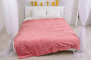 Флісовий плед 1003 Damask Pink Mirson 150х200 см