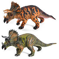 Динозавр музыкальный ( 2 вида, на батарейках, мягкий, резиновый, 24см, 1шт в пакете) Q 9899-512 А