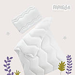Набір Comfort: ковдра 100*135 і подушка 40*60 зигзаг/білий ТM PAPAELLA, фото 7