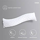 Подушка AIR DREAM для сну та відпочинку S-Form ТМ IDEIA  40*130, фото 3