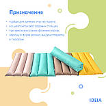 Подушка-трансформер для відпочинку ТМ IDEIA 40*60*10 см св/коричневий, фото 6