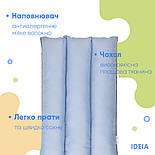 Подушка-трансформер для відпочинку ТМ IDEIA 40*60*10 см св.сірий, фото 4