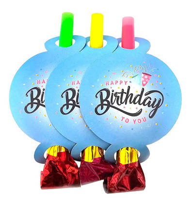 Гудки язички "HB blue" 6 шт., довжина - 13 см, фото 1