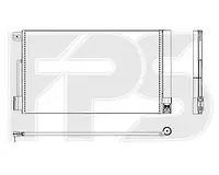 Радиатор кондиционера (конденсер) Fiat Fiorino 2008- (NRF)