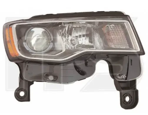 Фара правая Jeep Grand Cherokee 17 -18 (Depo) хром відбивач