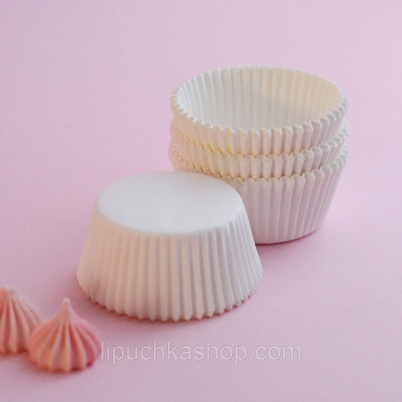 Форма паперова для випічки №8 біла 50х30 мм, 50 шт., фото 1