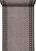Ковровая дорожка безворсовая на резиновой основе Karat Flex 1963/80 1.00 м черный