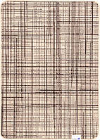 Ковер безворсовый на резиновой основе Karat Flex 19171/19 1.00x1.40 м прямоугольный бежевый коричневый