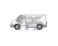 Ремчасть боковая левая Ford Transit (00-06) нижняя короткая база