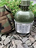Фляга військова армейська тактична в чохлі з котелком 1Л Mil-tac