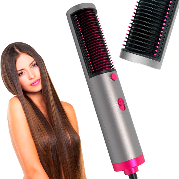Фен-гребінець Hair Dryer And Styler Straightene XR-8802 2 в 1 800 Вт, фото 1