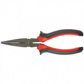 Довгогубці Black Nickel, 200 мм, прямі, двокомпонентні рукоятки, MTX