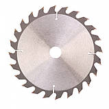 Пильний диск по дереву 160 х 20 мм, 24 зуба + кільце, 16/20, MTX PROFESSIONAL, фото 2