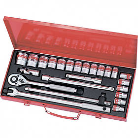 Набір шоферський з квадратом 1/2", 24 предмети, MTX MASTER