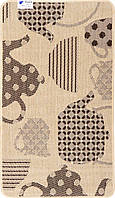 Ковер безворсовый на резиновой основе Karat Flex 19056/19 0.67x1.20 м прямоугольный бежевый
