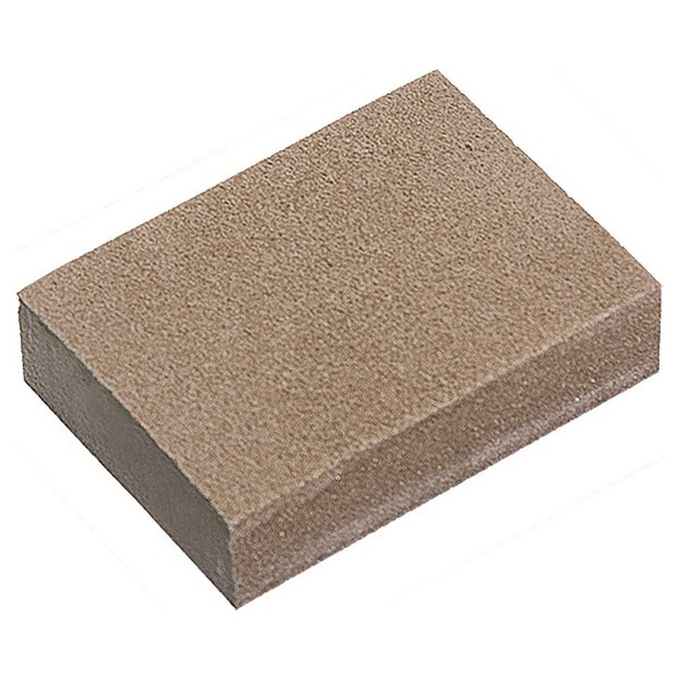 Губка для шліфування 125 х 100 х 10 мм, м'яка, 3 шт, P 60/80, P 60/100, P 80/120, MTX, фото 1