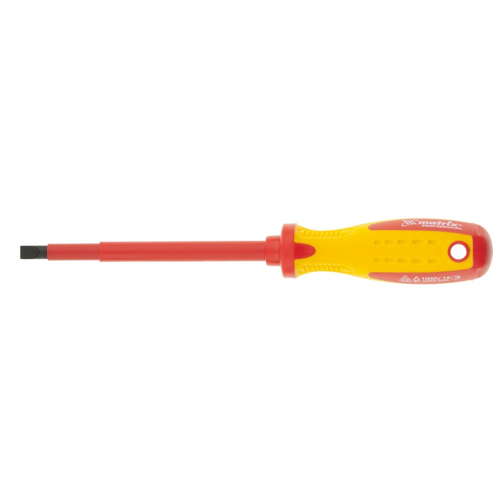Викрутка Insulated, SL6,5 x 150 мм, CrMo, до 1000 В, двокомп. рукоятка MTX PROFESSIONAL