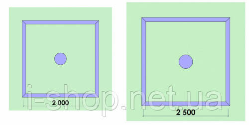 Пісочниця зі столиком 2,0 / 2,5 м, фото 3