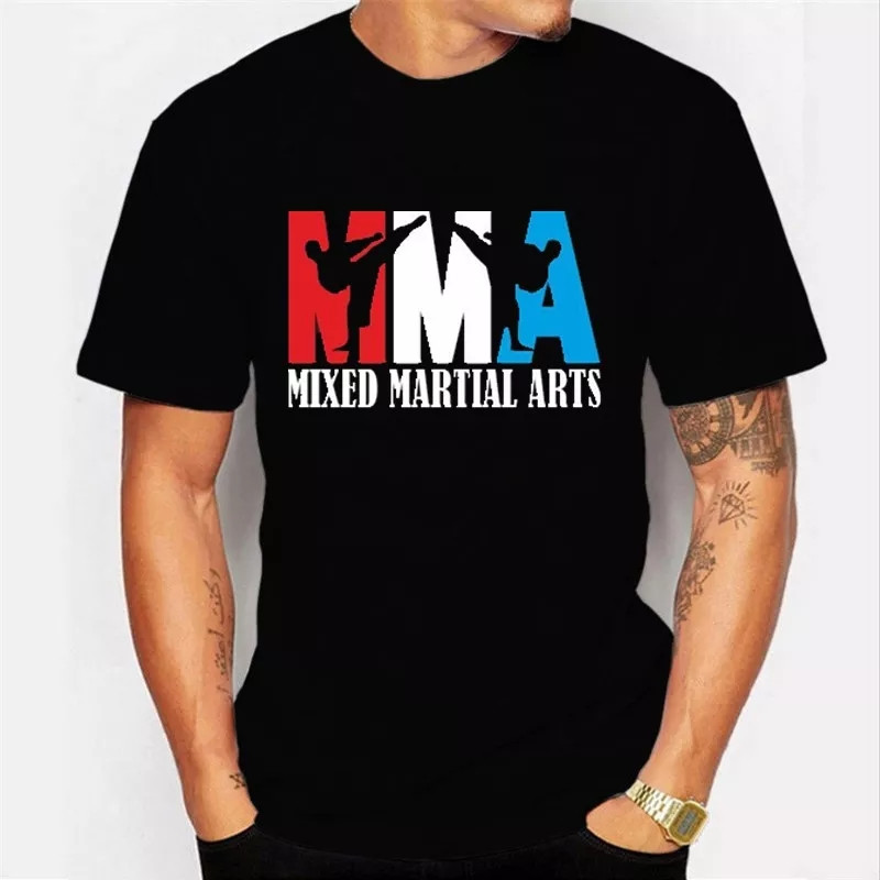 Футболка з принтом "MMA"