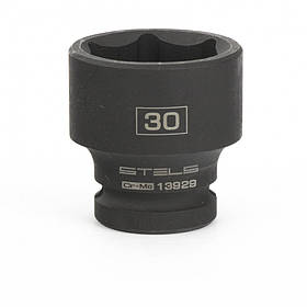 Головка ударная шестигранна, 30 мм, 1/2, CrMo Stels