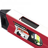 Рівень фрезерування алюмінієвий 400 мм, 3 вічка (1 дзеркальний), посилення, MTX, фото 2