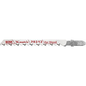 Полотна для електролобзика по дереву T101DF, 75 x 4 мм, Bimetal, 3 шт, MTX PROFESSIONAL