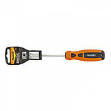 Викрутка "Point" SL4.0 х 100 мм, CrV, двокомпонентна ручка, Sparta, фото 4