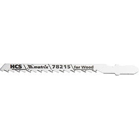 Полотна для електролобзика по дереву T244D, 75 x 4 мм, HCS, 3 шт, MTX PROFESSIONAL