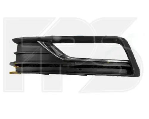 Решітка права (з отвором п / тум + один хром молдинг) VW Passat B8 15 - USA (FPS).