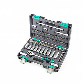 Набір інструменту 1/2", CrV, 60 предметів, пластиковий кейс, STELS